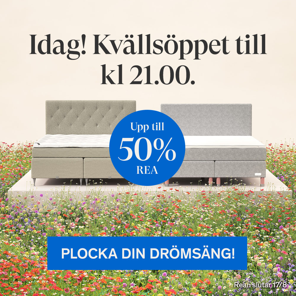 Idag! Kv&auml;lls&ouml;ppet till kl 21.00.
